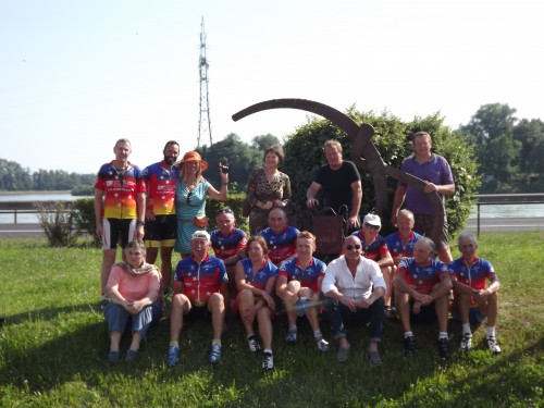 ciclisti cogollo a mauthausen luglio 2015 con capovilla