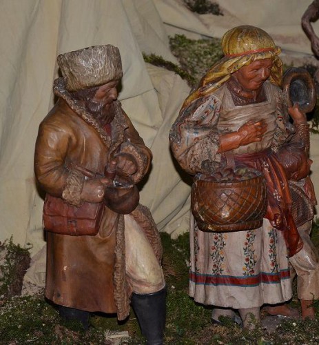 velo - presepe bulgaro natale montanina