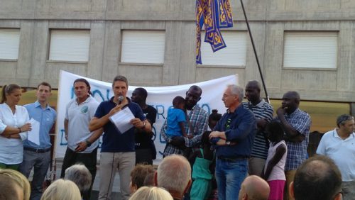 schio protesta profughi hotel eden 3 agosto 2016 3