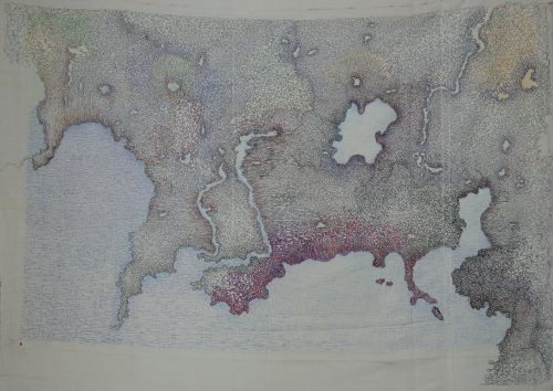 2_angelo-gentile-mappa-2015_tecnica-penne-a-biro-colorate-su-lenzuolo-_130x220cm