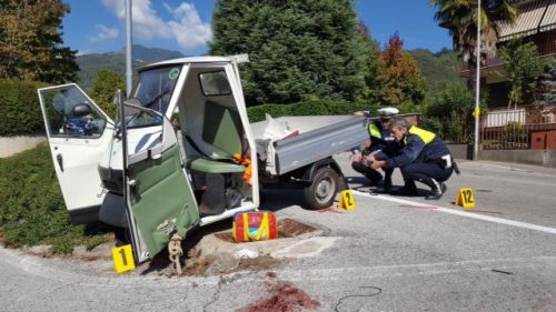 Grave incidente a Schio. Anziano vola dall'abitacolo e sbatte la testa
