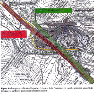 pedemonte - tracciato proposto 2017 x svincolo autostrada