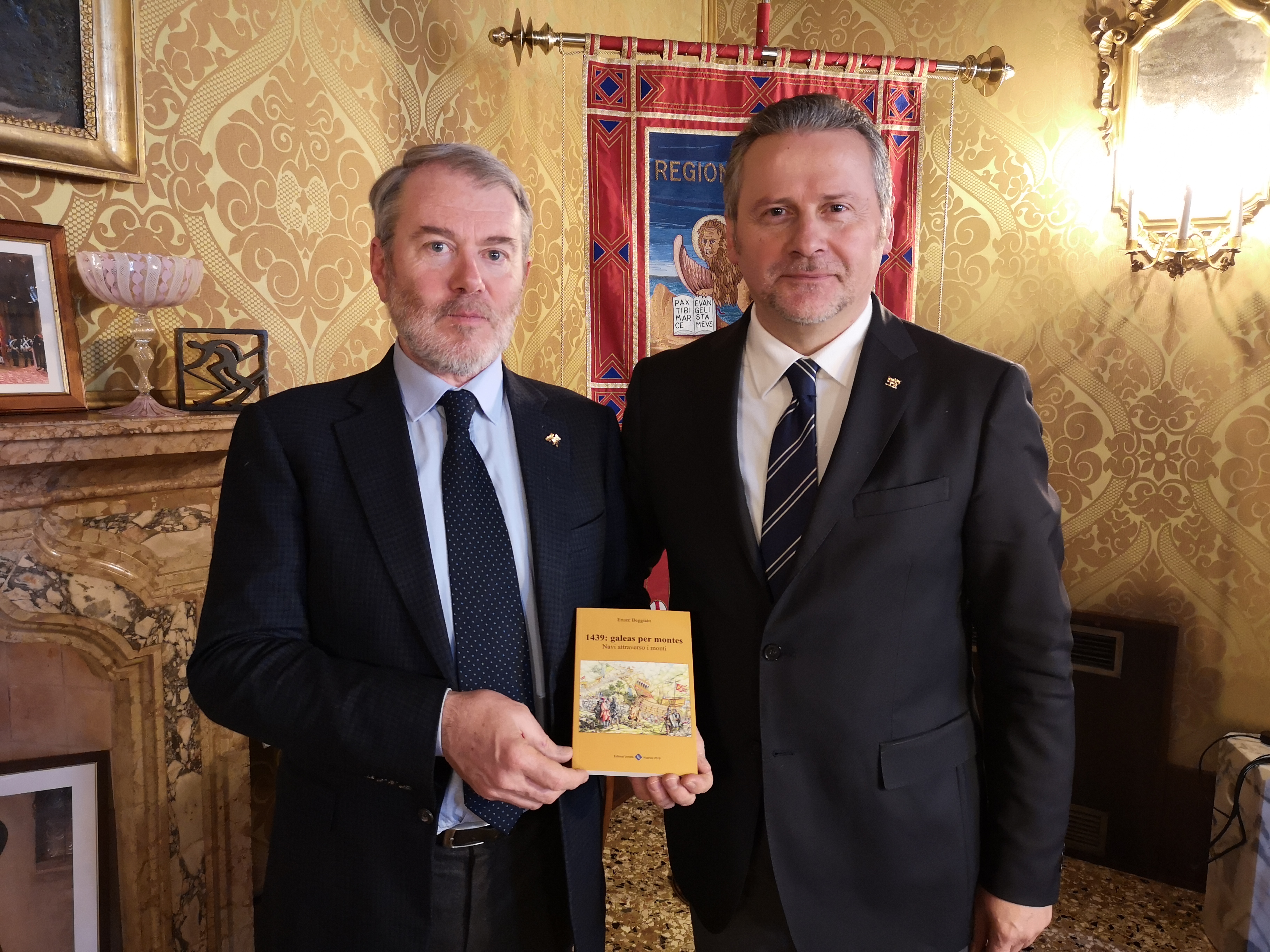 Storia di Patria, Beggiato presenta “1439 galeas per montes. Navi